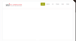 Desktop Screenshot of mvjexports.com